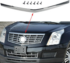 Hood Molding Trim Moulding Chrome Compatible with 2010-2016 SRX 22774203 GM12351