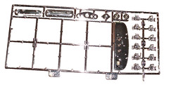 MONOGRAM 1/8 PC-88 Big Deuce Chrome Tree Carbs Valve Covers Dashboard BIG-T 1963