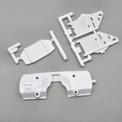 Revell 1/24 1966 66 Chevrolet Malibu SS Parts Kitbash Under Hood Panels Radiator