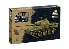 Italeri 25752 1/56 Scale Military Model Kit WWII Sd.Kfz.171 Panther V Ausf.A