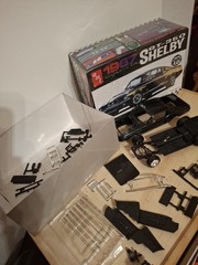 AMT ’67 SHELBY GT-350 MODEL CAR KIT BLK plastic 1:25 AMT834 Partially Together
