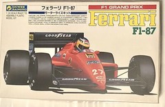 Gunze Sangyo 1:24 Model Car Kit Ferrari F1-87 F1 Grand Prix #G-472