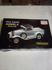 A1B Vintage Minicraft 1931 Ford Model A Pick Up Model Kit 1/16. #11204. NIOB