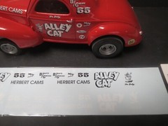 Alley Cat 41′ Willys B/GS 1/25 Decal from Fremont Racing Specialties