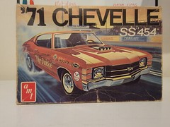 *Vintage / Rare* 1:25 AMT ’71 Chevy Chevelle SS 454 (Empty) Model Box #T117-225