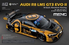 MENG CS-011 1/24 R8 LMS GT3 EVO II B-Quik Absolute Racing Model Kit