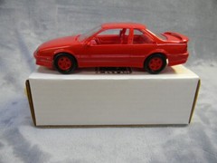AMT 1/25 SCALE 1991 DEALER PROMO CAR CHEVY BERETTA GTZ BRIGHT RED -MIB