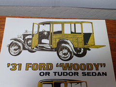 Revell 31 Ford Woody or Tudor Sedan Dealer Order Sheet Original 1964 JRR24