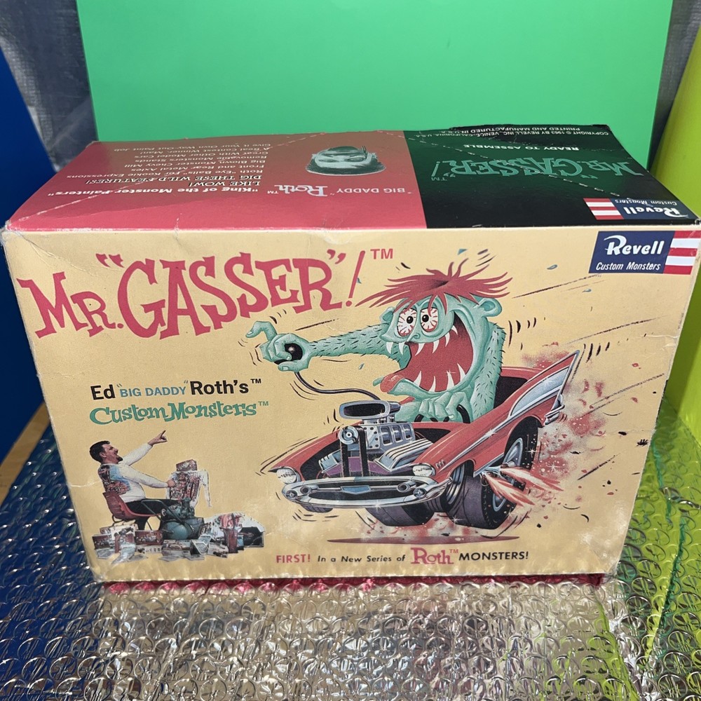 Revell Ed “Big Daddy” Roth’s Mr. GASSER Model Open Boxed Check Photos