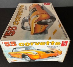 AMT 1955 Corvette Stock or Drag 1/25 Scale 1976 Model Kit FACTORY SEALED