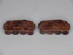 Roco MiniTanks HO Scale 1:87 SdKfz Puma Armored Car 234/2 Custom Painted Tank x7