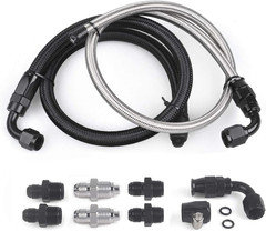 25Inch AN6 Power Steering Pump Hose Kit Compatible with Chevy C10 Connects GM Ty