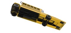1:25 School Bus Race Car Transporter 3d Printed