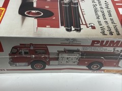 AMT Matchbox 1/25 Scale Fire Engine Pumper Model Kit Sealed Box PK-6122