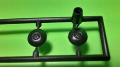 1968 Volkswagen Beetle VW 1/24 3 Sets Chrome Black Hub Caps Rim Wheel Model Car