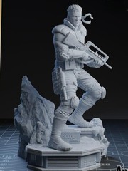 1/24 Resin Figures Model Kit Reloaded Soldier Unpainted,Unassembled Model Kit