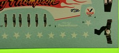Decal Sheet Instruction 1/16 Mickey Thompson US Marines Grand Am Funny Car