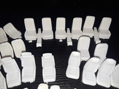 1/25 scale Model car parts Assorted Bucket seats