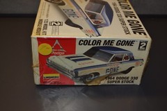Lindberg 1/25 Scale Model Kit Ramchargers 1964 Dodge 330 SS – Factory Sealed