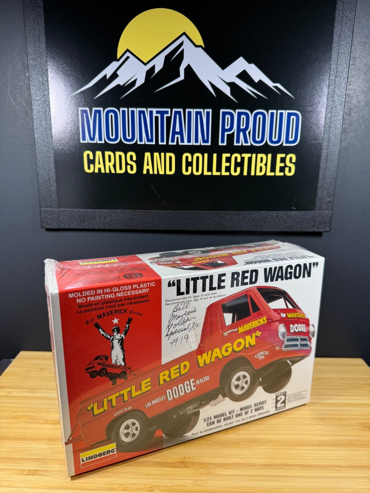 LINDBERG – DODGE LITTLE RED WAGON 1:25 KIT #72158 – SEALED – AUTOGRAPHED #19