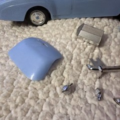 Hubley 1/24 Scale Original Issue Rolls Royce Built Kit Needs Work