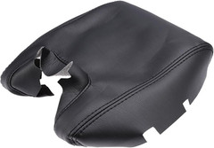 Black Leather Center Console Lid Armrest Cover Skin Replacement for Acura TL 200