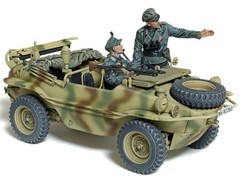 Tamiya 1/35 Schwimmwagen Type 166 Wide Wheel Plastic Model Kit 35393