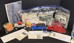 Lot of 14 Various Race Car PARTS ONLY! #JM05 Model Kit Started PARTS ONLY!