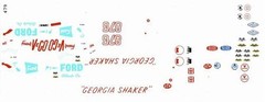 Fred Cady 479 Georgia Shaker 65 Falcon/Comet A/FX Hubert Platt waterslide decal