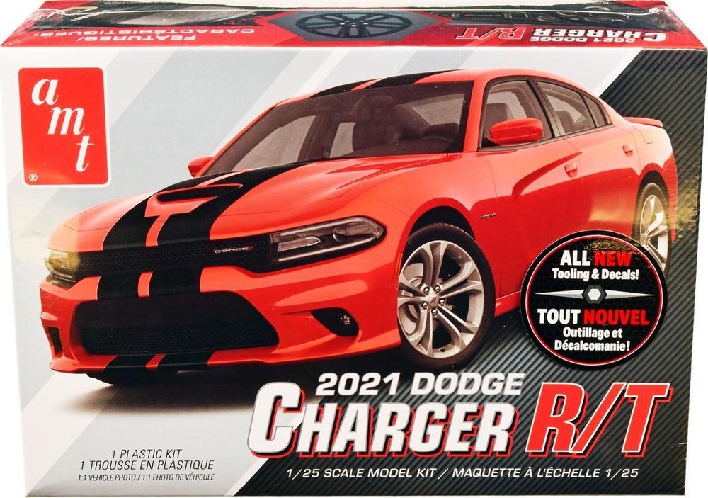 2021 Dodge Charger R/T 1/25 Scale Skill 2 Model Kit by AMT