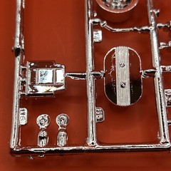 1969 Torino Cobra AMT Chrom Wheels Bumpers Grill Carbs Model Parts 1:25 New 7