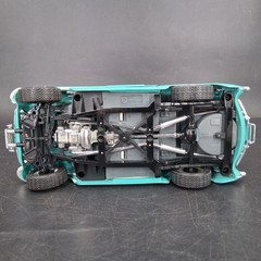 Chevy 1957 Teal Corvette Chevrolet Built Model Classic Made in Italy – No Box