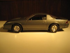 1988 Camaro IROQ-Z Dealer Promo Model Medium Gray Metallic Gold Wheels w/ Box