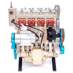 SKILL 4 MODEL KIT 4-CYLINDER DIECAST ENGINE BY MOTOR CITY CLASSICS 99001