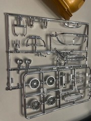 Model Car Parts – 1953 Chevy Corvette body and parts junkyard slot car kit bash