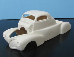 NB287 1:25 scale, Jimmy Flintstone ’41 Lincoln custom cab over resin shop truck