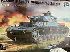 Border Model 1/35 PzKpfw IV Ausf F1 Vorpanzer & Schuzen GMN Tank *3IN1* #BT003
