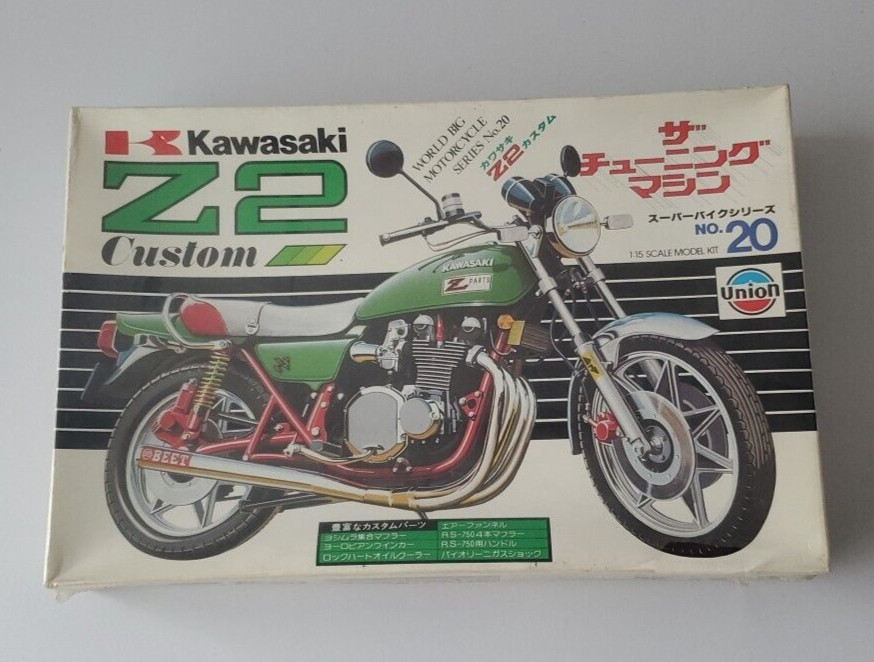 UNION KAWASAKI Z2 CUSTOM KZ1000 KZ 1000 VINTAGE MOTORCYCLE 1/15 MODEL KIT