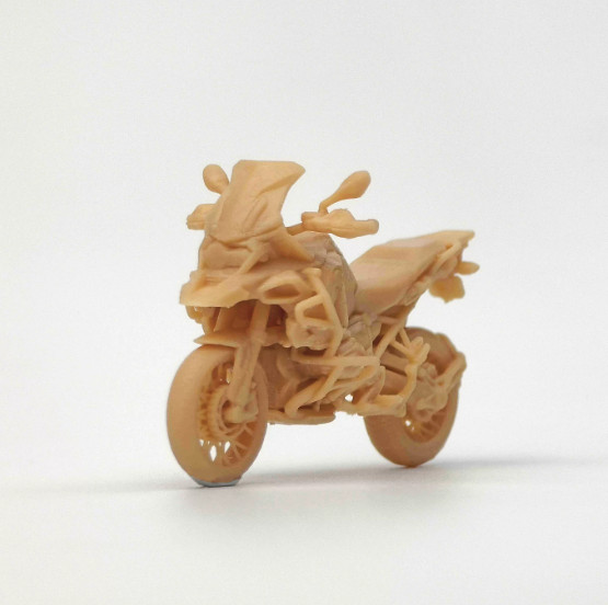 1/64 R1250adv Motorcycle Miniature Model Garage Accessories Colorless 1pc