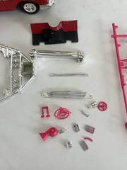 Revell Chevy Low Rider 1:25 Scale Model Kit Partially Built With Some Parts Box