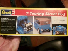 2 Pack Revell 34 Chopped Ford Coupe & T-Touring St Rod 1:25 Model Kit 1988 NOB