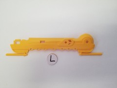 D8H Caterpillar Bulldozer LEFT OUTER TRACK ROLLER FRAME for AMT 1:25 Model Kit