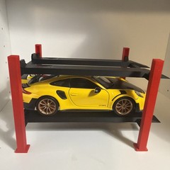 4 post 2 Level model car lift 1:24 1:25 scale KIT Assembly required. Paintable!