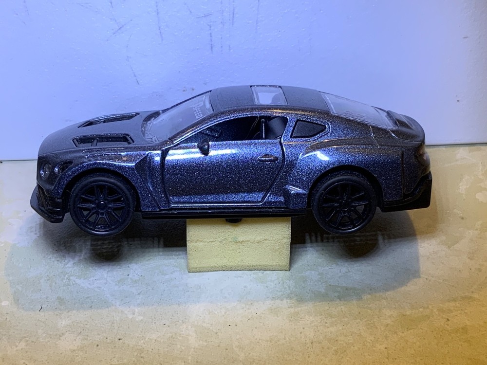 Bentley Continental GT. 1/43 scale w /metallic grey w /black interior new BY CE