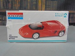 Monogram 1:24 PININFARINA MYTHOS Powered by FERRARI Sealed Model Kit Skill 2 RED
