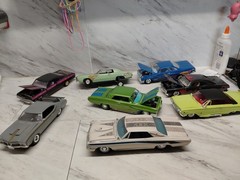 Model Junkyard/parts Plastic ,Nice Custom Car Lot Of 8 Low Riders/ Customs