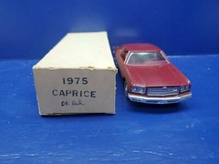 Vintage 1975 Chevrolet Caprice Classic Hard Top Promo Dealer Car – Maroon Red