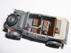 MIB Fujimi 1/76 Kubelwagen and BMW R75 Motorcycle with sidecar
