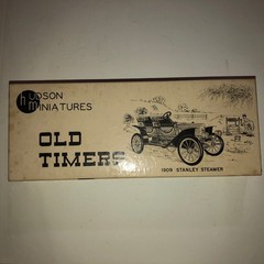 HUDSON MINIATURES 1909 STANLEY STEAMER WOOD MODEL USA TOY SALE