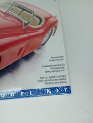 1993 TESTORS Burago JAGUAR XK 120 Roadster Metal Body 1:24 Model Kit 168 NIB VTG